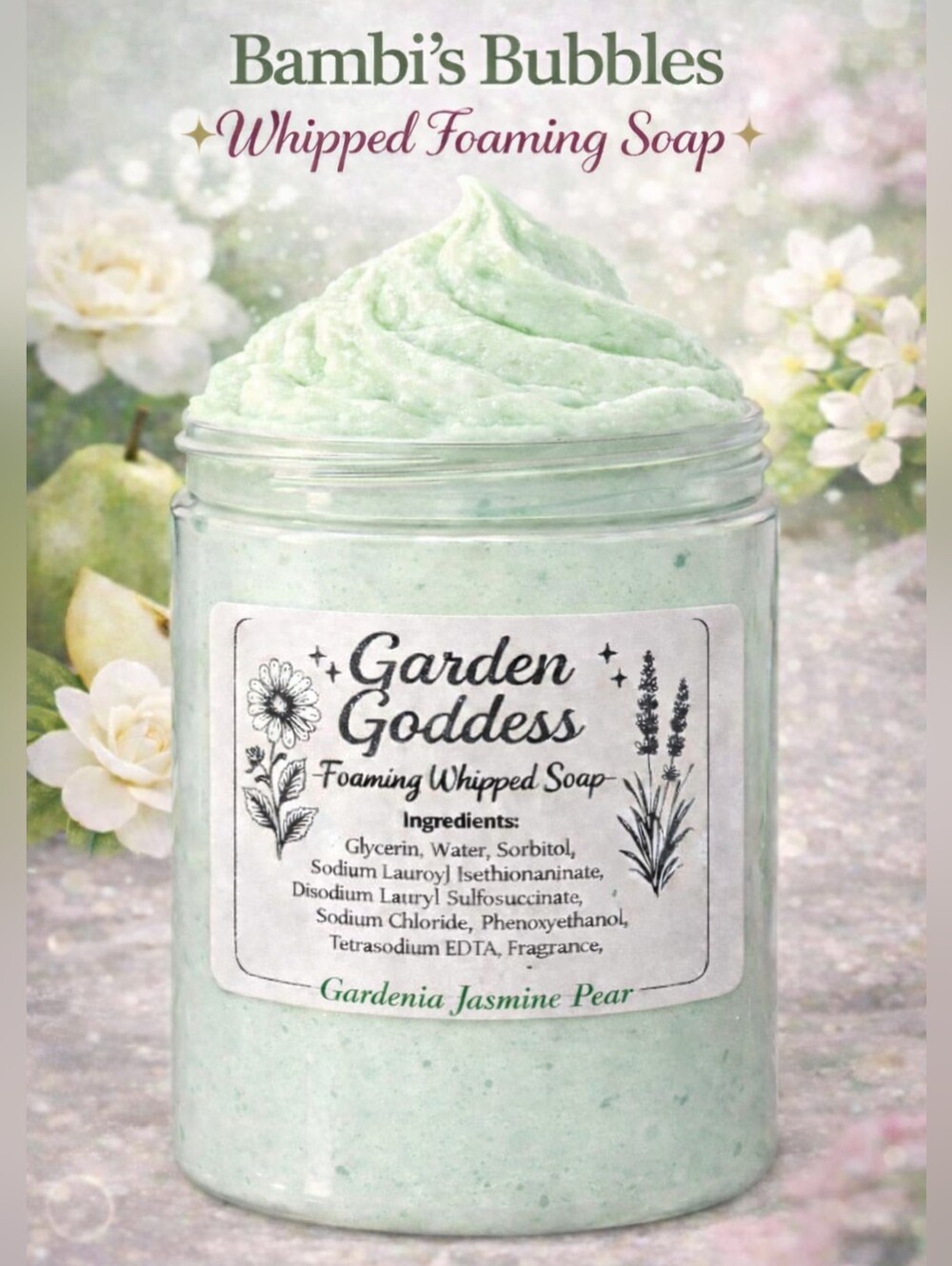 8oz Hand Crafted Whipped Glycerin Foaming Soap 8oz - Picture 4 of 9